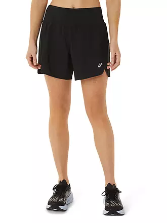 ASICS | Damen 2in1 Laufshort Road 5.5IN | schwarz
