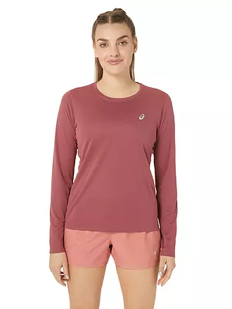ASICS | Damen Laufshirt Core LS | dunkelrot