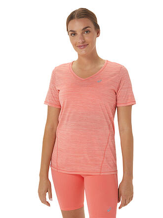 ASICS | Damen Laufshirt Race V-Neck SS Top | schwarz
