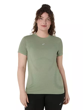 ASICS | Damen Laufshirt Road Seamless | olive