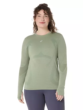 ASICS | Damen Laufshirt Road Seamless | olive