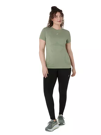 ASICS | Damen Laufshirt Road Seamless | olive