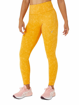 ASICS | Damen Lauftight Runkoyo Jacquard Tight | gelb