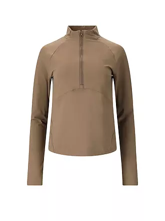ATHLECIA | Damen Fitness Zipshirt Midory | creme