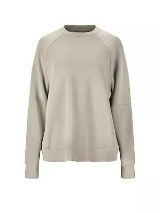 ATHLECIA | Damen Fitnesssweater Jacey Crew Neck | beige