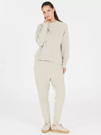 ATHLECIA | Damen Fitnesssweater Jacey Crew Neck | beige