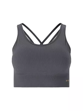 ATHLECIA | Damen Sport-BH Aideny Seamless Medium Support | dunkelblau