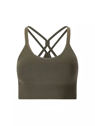 ATHLECIA | Damen Sport-BH Foan Seamless Low Support | olive