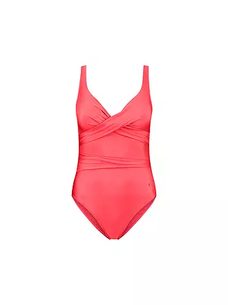 BEACHLIFE | Damen Badeanzug Red Shine | rot