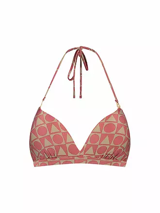 BEACHLIFE | Damen Bikinioberteil Rouge Graphics | dunkelrot