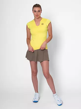 BIDI BADU | Damen Tennisshirt Spectrum | camel