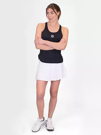 BIDI BADU | Damen Tennisskort Crew Wavy | weiss