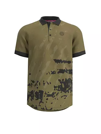 BIDI BADU | Herren Tennispolo Pure Wild | olive