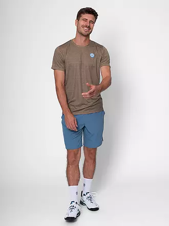 BIDI BADU | Herren Tennisshirt Spectrum | camel