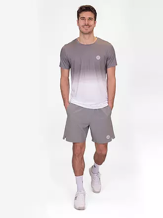 BIDI BADU | Herren Tennisshort Crew | grau