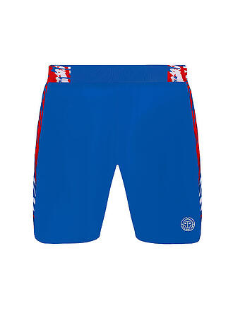 BIDI BADU | Herren Tennisshort Tulu 7Inch Tech US Flag | blau