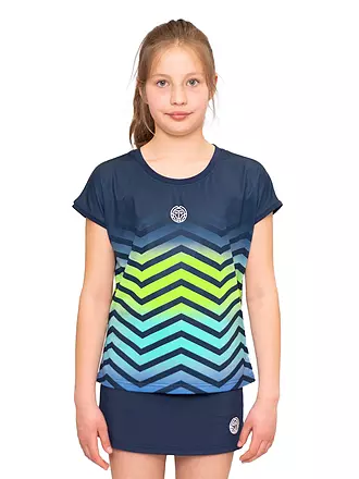 BIDI BADU | Mädchen Tennisshirt Colortwist Capsleeve JR. | dunkelblau