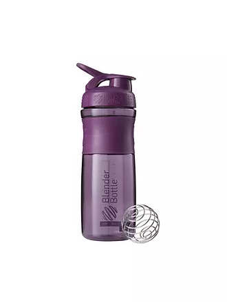 BlenderBottle Mantra Glass Shaker Bottle for Protein Mixes 20-Ounce Plum  Plum Shaker Bottle