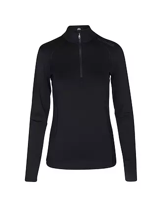 BOGNER | Damen Unterzieh Zipshirt Medita | schwarz