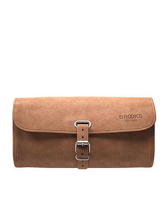BROOKS ENGLAND | Fahrrad Werkzeugtasche Challenge Leather A.Brown | beige