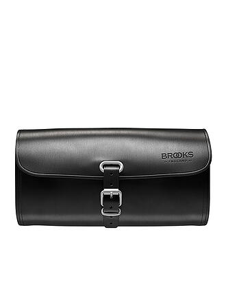 BROOKS ENGLAND | Fahrrad Werkzeugtasche Challenge Leather Dark Tan | schwarz