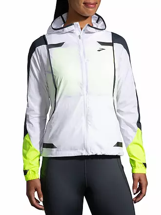 BROOKS | Damen Laufjacke Run Visible Convertible Jacket | weiss