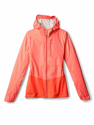 BROOKS | Damen Laufjacke Trail High Point | koralle