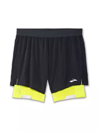 BROOKS | Herren 2in1 Laufshort Run Visible 5