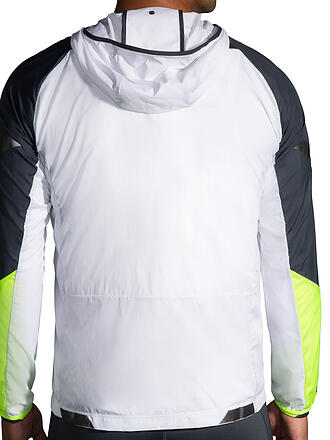 BROOKS | Herren Laufjacke Run Visible Convertible Jacket | weiß