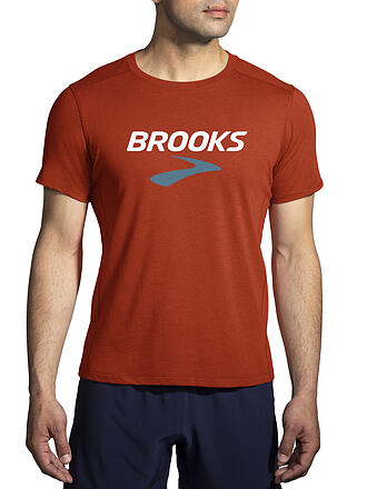 BROOKS | Herren Laufshirt Atmosphere 2.0 SS | rot