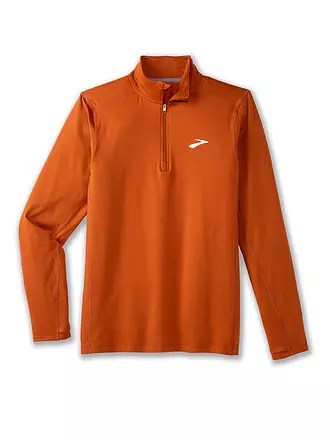 BROOKS | Herren Laufshirt Dash Half Zip 2.0 | orange