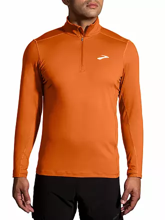 BROOKS | Herren Laufshirt Dash Half Zip 2.0 | orange