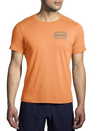 BROOKS | Herren Laufshirt Distance Short Sleeve 2.0 | hellblau
