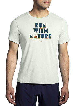 BROOKS | Herren Laufshirt Distance Short Sleeve 2.0 | olive