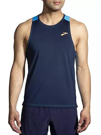 BROOKS | Herren Laufsinglet Atmosphere 2.0 | dunkelblau