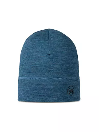 BUFF | Mütze Merino LW Stripes | dunkelblau