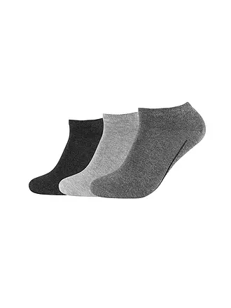 CAMANO | Herren Sneaker-Socken 3er Pkg. | schwarz