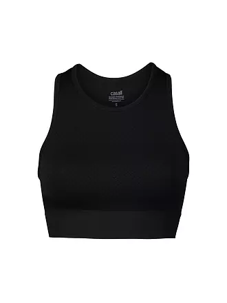 CASALL | Damen Sport-BH Block Seamless Low Support | schwarz