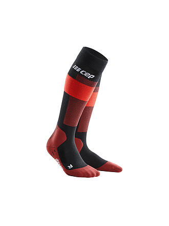 CEP | Damen Skisocken Merino Skiing Tall | grau