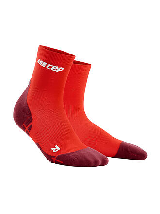 CEP | Herren Laufsocken Ultralight Short Socks | rot