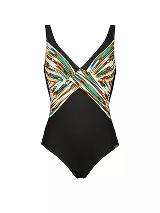CHARMLINE | Damen Badeanzug White Mikado | schwarz