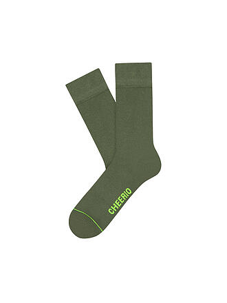 CHEERIO | Socken Best Friend 2er Pack | olive