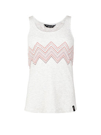 CHILLAZ | Damen Klettertank Kauai Zigzag | hellgrau