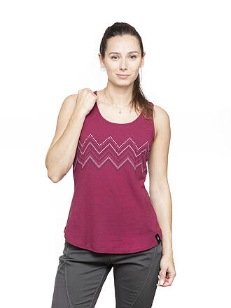 CHILLAZ | Damen Klettertank Kauai Zigzag | beere