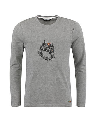 CHILLAZ | Herren Klettershirt Kaprun Carabiner Forest | grau