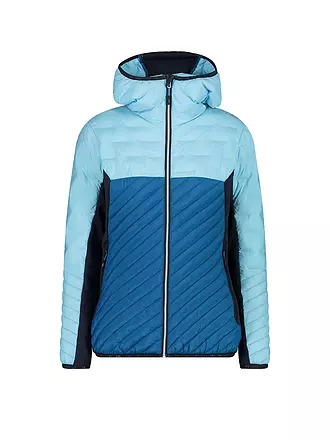 CMP | Damen Touren Hybridjacke Primaloft Hoodie | hellblau