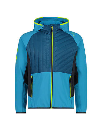 CMP | Herren Touren Hybridjacke Fix Hoodie | blau