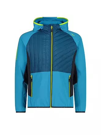 CMP | Herren Touren Hybridjacke Fix Hoodie | blau