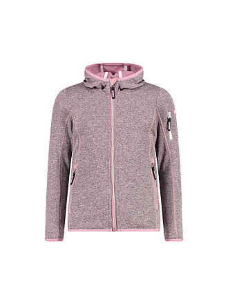 CMP | Mädchen Strickfleecejacke Knitted Hoodie | rosa