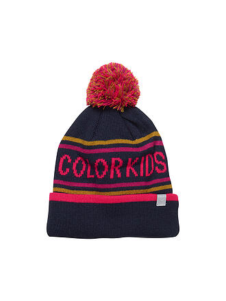 COLOR KIDS | Kinder Mütze Logo | dunkelblau